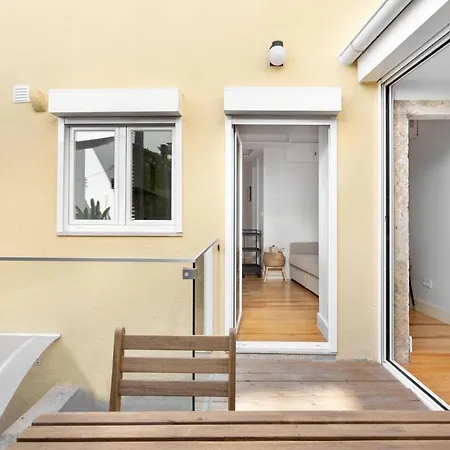 Joivy Principe Real 2br With Terrace Nearby Botanical Garden Of Apartment Lisbon